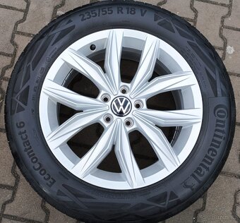 Disky originální VW Tiguan 5x112 R18 Kingston - 4