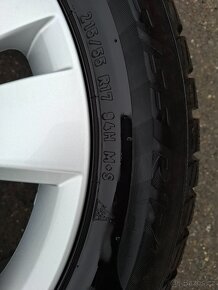 Originální zimní alu kola Karoq 215/55/17 ET45 5x112 - 4