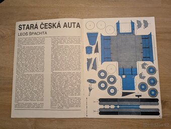 Vystřihovánky Stará Česká auta (1987, Albatros) - 4