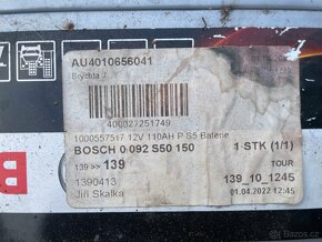 Autobaterie bosh 110AH 920A AKTUÁLNÍ - 4