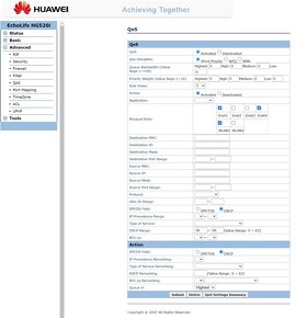 Wifi ADSL modem a router Huawei Echolife HG520i - 4