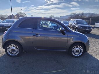 Fiat 500 Lounge 1.2,8V,51kw.Panorama.R.V.6/2012.STK Nová - 4