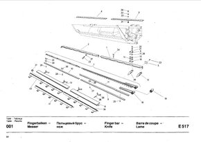 Kombajn E 517 katalog náhradních dílů - 4