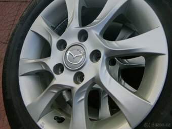 Zimní sada alu kola - originál Mazda 5x114,3 6Jx15 ET50 - 4