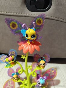 Littlest Petshop LPS květinový strom a motýli rodinka - 4