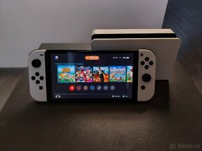 Nintendo switch oled + ovladače a hry - 4