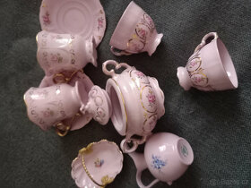 Prodám sbírku růžového porcelánu, - 4