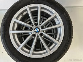 Prodám zimní originál BMW ALU kola 225/50/17 Hankook winter - 4