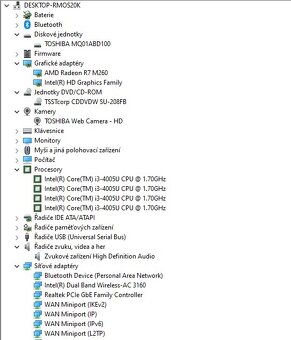 Toshiba Satellite L50-B-1MQ,i3-4005U,WIN 10,HDD 1TBGB,RAM 6G - 4