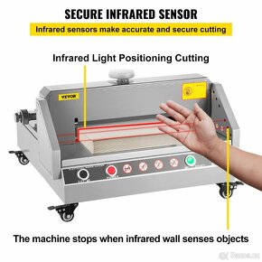 Nová elektrická průmyslová řezačka papíru 0 - 330 mm - 4