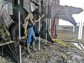 DROGON a Daenerys s LED vitrínou | ThreeZero 1/6 - 4