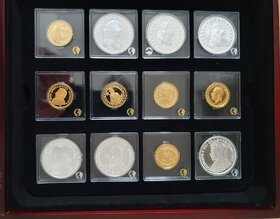 Krásná kompletní kolekce Legendární mince světa 999/1000 Ag - 4