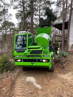 Malý mix na beton, čerpání betonu na malých stavbách - 4