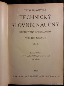 TECHNICKÝ SLOVNÍK NAUČNÝ - Teyssler - Kotyška - 4