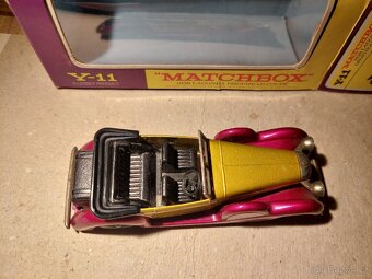 Matchbox yesteryear Y11 LAGONDA STRAWBERRY EXTRA RARE - 4