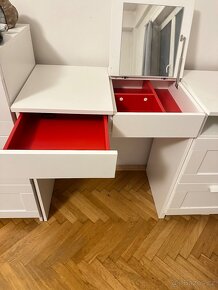 Kosmetický stolek IKEA BRIMNES včetně šuplíků - 4