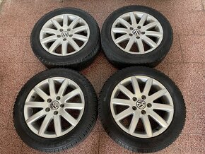 Originál Volkswagen ALU kola 5x112 r16 zimní pneu 5,5mm - 4