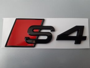 Znak na kufr černý Audi S3 S4 S6 - 4