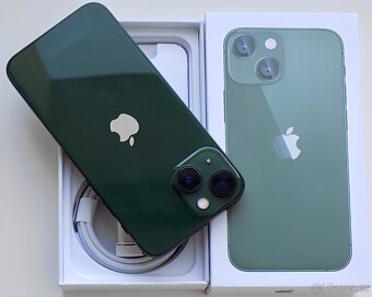 iPhone 13 Green BATERIE 100% TOP - 4