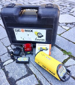 Potrubní laser Geomax ZETA 125 - pěkný - 100% funkční - 4