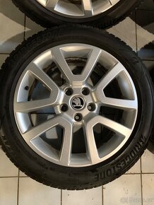 Alu kola Škoda R17 5X112 ZIMNÍ PNEU 225/50 R17 BRIDGESTONE - 4