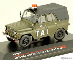 PRODÁM - model UAZ 469 TAI - Czech Airfield Army 1:43 IST - 4