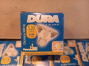 Dura halogen žárovka 12V/25W a 35W MR16 36°-10kusů - 4