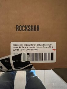 Prodám vidlici Rock Shox Recon 29 120mm - 4