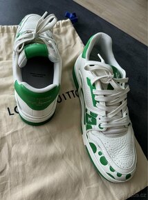 Louis Vuitton Yayoi Kusama Green White boty velikost 42 - 4