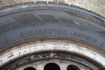 Zimní pneu 215/65 R16 C disky vw Transporter - 4