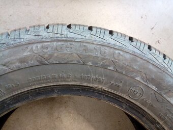 1 kus zim. pneu Continental 205/65 R 16 C - 4