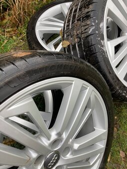 Originální alu sada Audi, R20, 5x112, Michelin pneu - 4