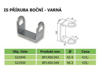 IS příruba boční-varná 9ks - 4