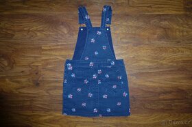 Riflové šaty / sukně s laclem H&M 122/128 - 4