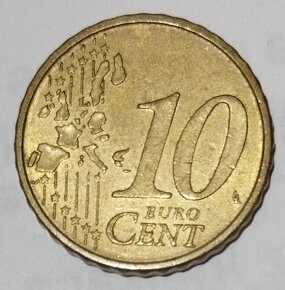 Vzácné mince 10 euro cent - 4