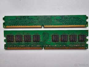 PRODÁM SADU 2 x 1GB KINGSTON DDR2-800 CL5 SDRAM (celkem 2GB) - 4