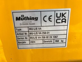 Svahový mulčovač Müthing MU-L/S 250 - 4