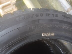 Zimni 185/60/15 2×Michelin 6,5mm - 4