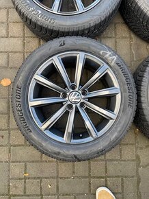 ORIGINÁL Alu Volkswagen London R17, 5x112 - TOP STAV, ZIMNÍ - 4