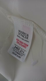 Perleťové šatičky Marks&Spencer vel 6-9m - 4