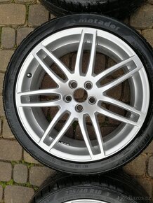 Alu kola 18", orig. AUDI, 5x100, letní pneu 225/40, Golf IV - 4