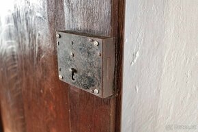 Starožitné dubové dveře z 18. století - 4