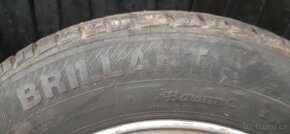 ALU disky 4x100 5,5j x 13 et38 + pneu 155/70 R13 - 4