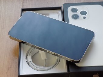 APPLE iPhone 13 Pro 256GB Silver - ZÁRUKA - TOP STAV - 4