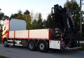 8693 Volvo FH460 - 6x2 - Valník + HR-HIAB 377E6 + JIB 28M – - 4