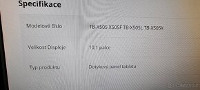 Dotykové sklo pro Lenovo Tab M10 HD TB-X505N X505F TB-X505L - 4