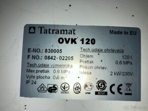 Bojler Tatramat OVK 120 kombinovaný - 4