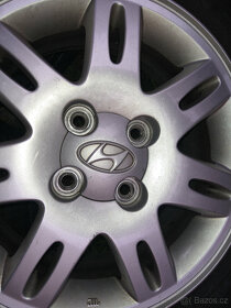 Litá kola Hyundai 14" + letní pneu Barum brillantis 175/65 R - 4