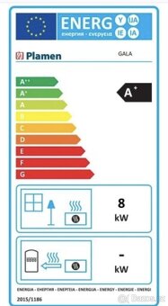 Nová litinová krbová kamna Plamen Gala, výkon 8 kW - 4