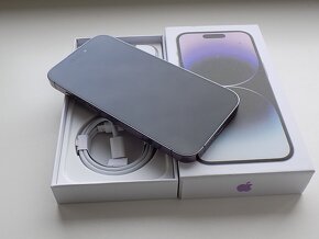 APPLE iPhone 14 Pro 256GB Deep Purple - ZÁRUKA - TOP STAV - 4